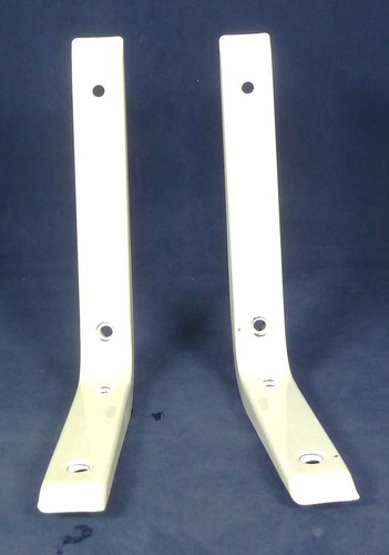 White metal strong shelving - 2x,