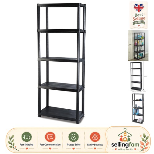 Tier durable plastic storage - 5-tier,