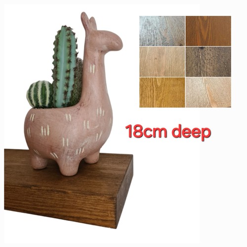 18cm wooden shelf floating - wooden,