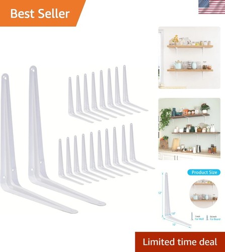 Pack shelf brackets 12 - brackets,