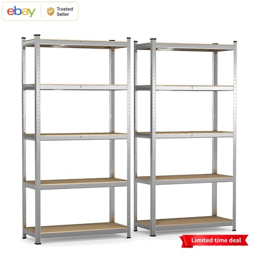 Tier metal shelving - -,