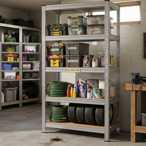 Sturdy tier garage - sturdy, racking