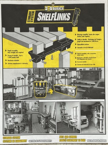 Shelflinks 2x4 basics shelf - basics,