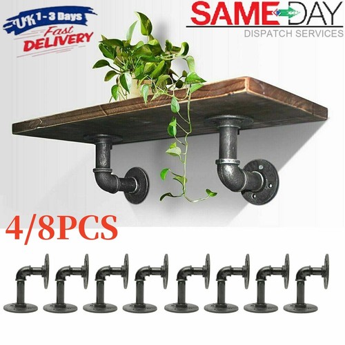 Pipe shelf brackets - shelf,