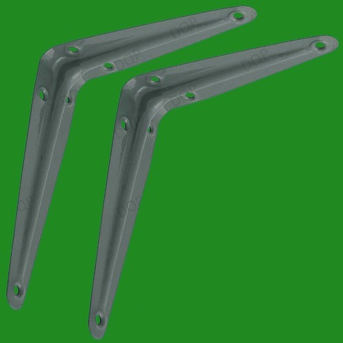 London grey metal shelf - 4x,